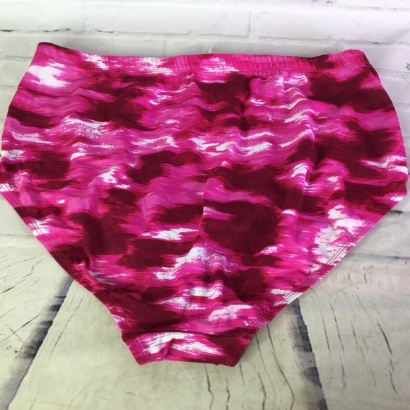 Swimsuits for All Pink Tie Dye Plus Swim Bottoms - Picture 2 of 7